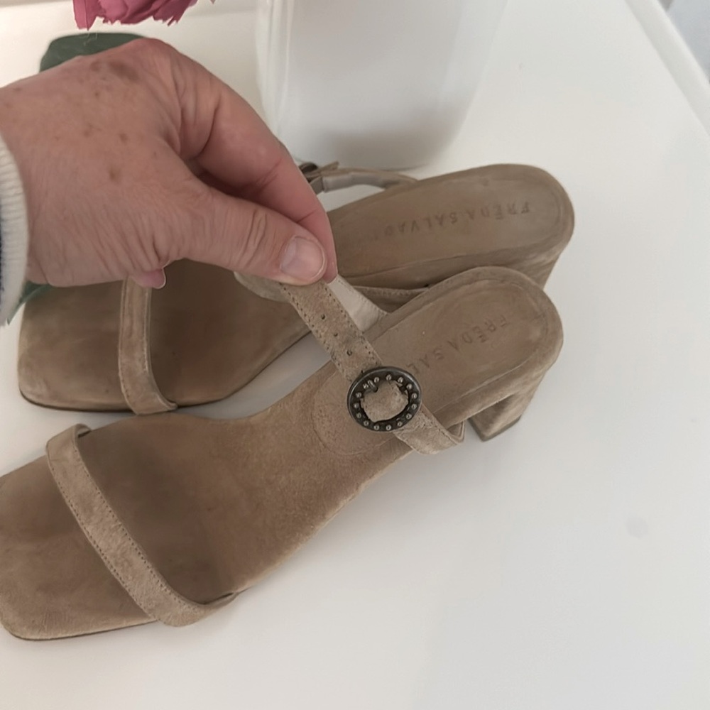Freda Salvador Sandals.  Size 7.5 very little wear.  Suede.